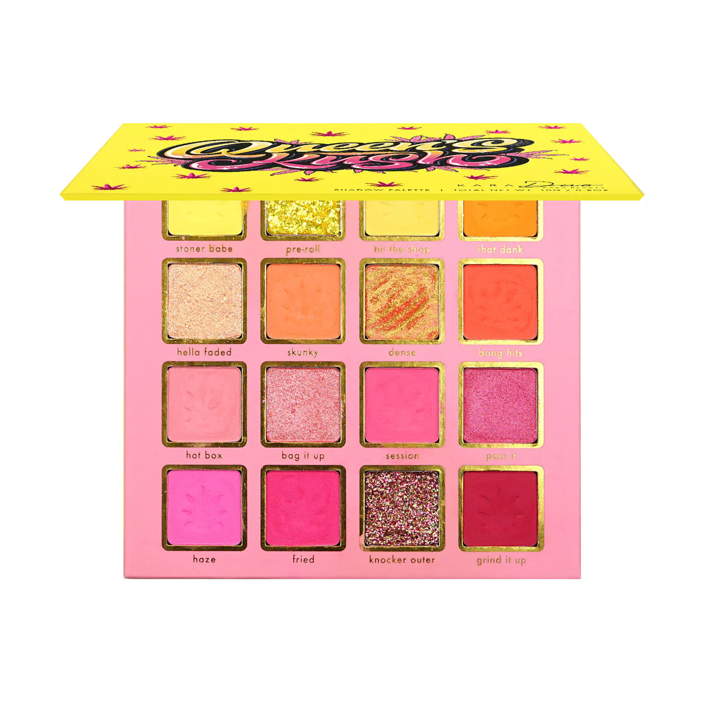 KARA BEAUTY - 16 COLOR - QUEENS KUSH Revolution Vintage Palette